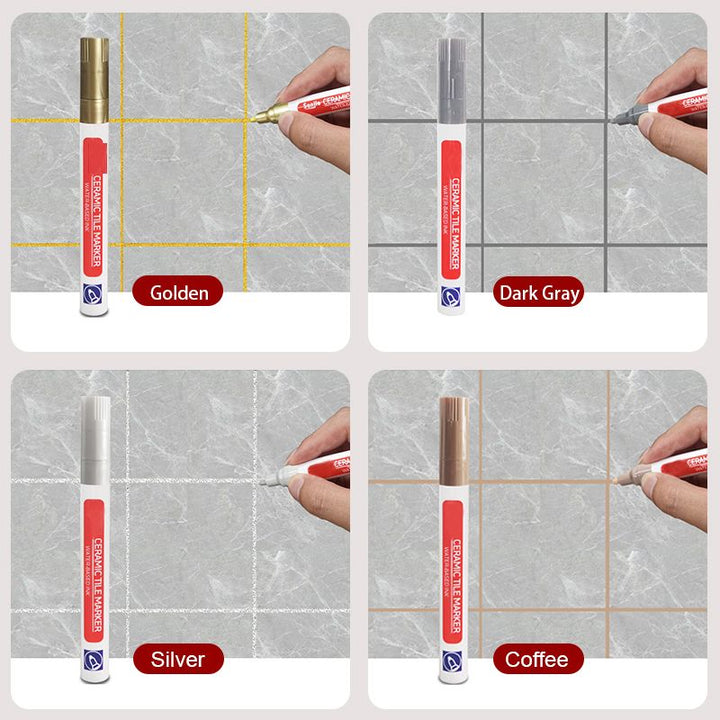 Pousbo Anti-Mosquito and waterproof grout pen for ceramic tiles