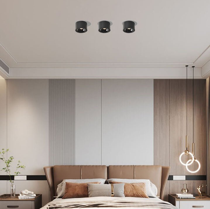 Origo Minimalistic LED Ceiling Light - Adjustable Round Recessed Lamp