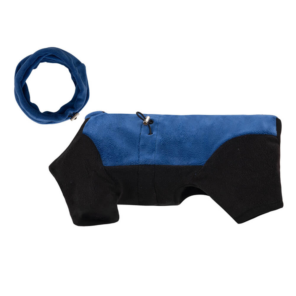 Full Protection Polar Fleece Dog Overall with Removable Collar