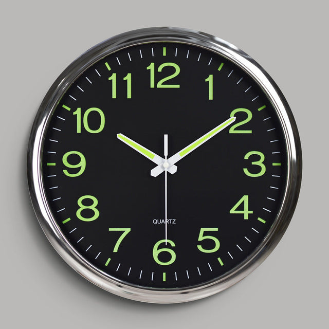 Illuminating Classroom Silent Wall Clock 30 cm