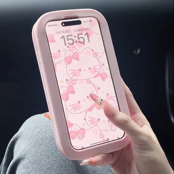 BerryGuard Silicone Mirror Case — All-round safe protection with a stylish mirror for carefree elegance |