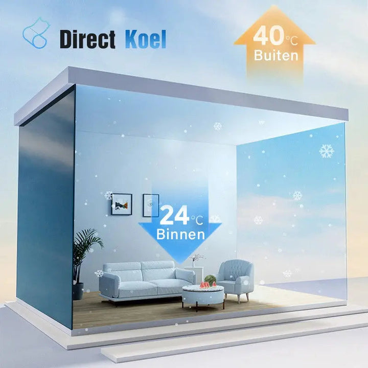 Disposable mirror film for windows – Thermal insulation &amp; UV pRedection