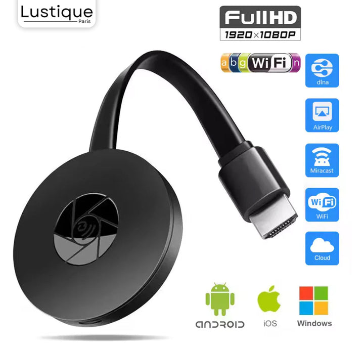 Wireless HDMI Display Adapter | MediaLink 1080P WiFi Screen Mirroring for Android, iOS, Windows &amp; Mac