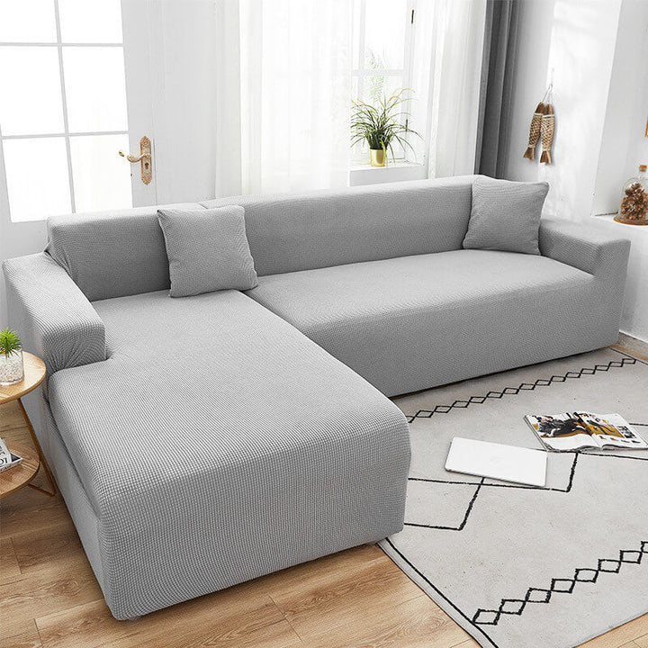 Textured Stretch Sofa Cover | Non-Slip, Machine Washable &amp; Protective for 1-Seater, 2-Seater, and 3-Seater Sofas