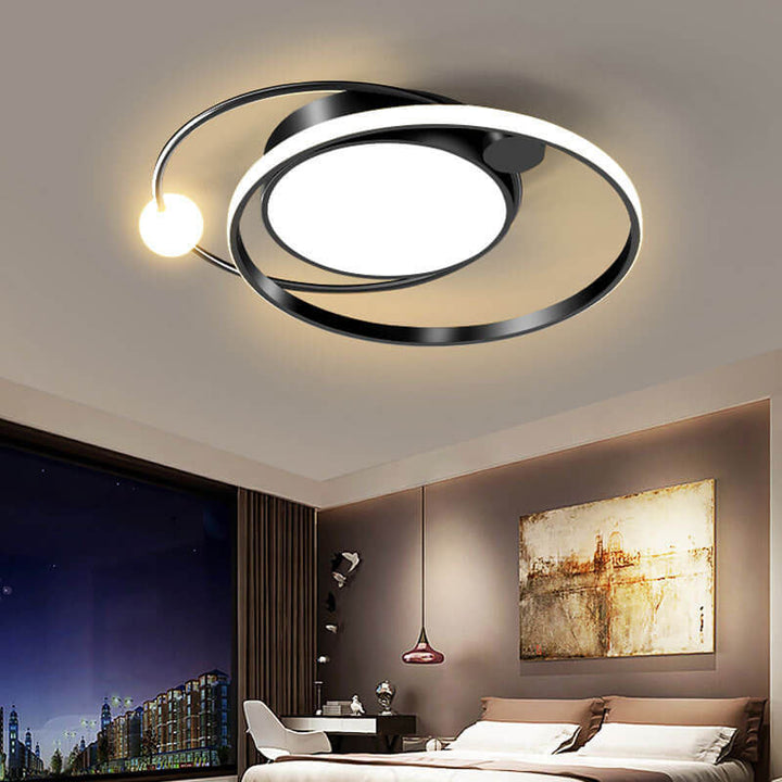 Nordic Round Circle LED Ceiling Light flush mounted