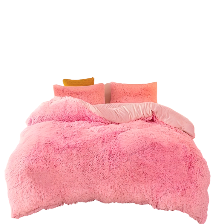 Three-Piece Velvet Bedding Set with Velvet Finish