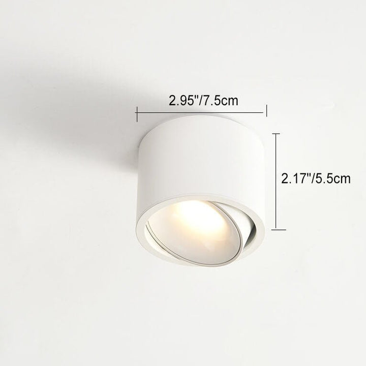 Origo Minimalistic LED Ceiling Light - Adjustable Round Recessed Lamp