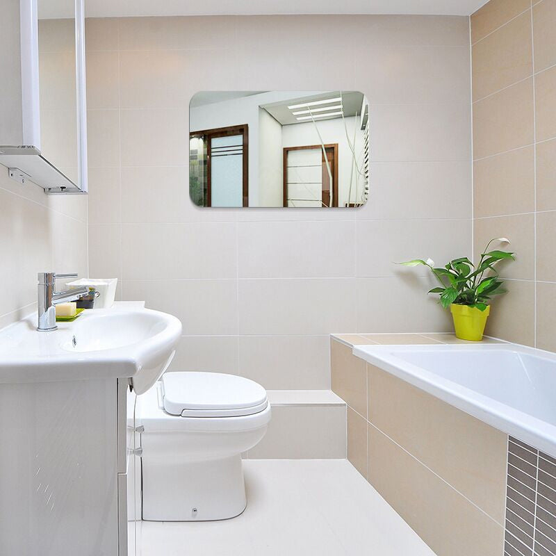 Oval Rectangle Mirror Sticker |
