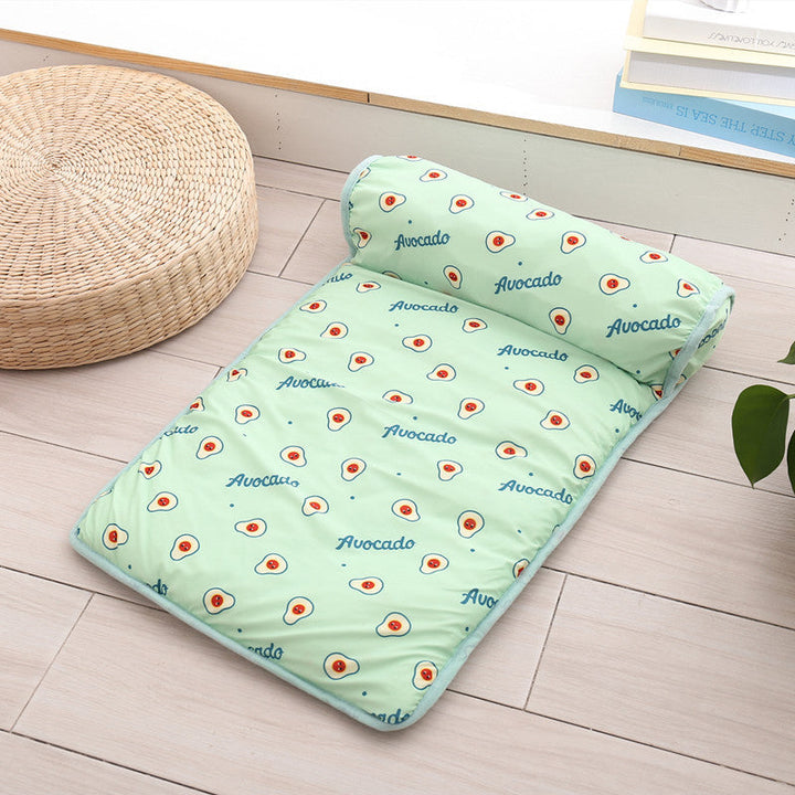 Ice silk cooling mat for pets |