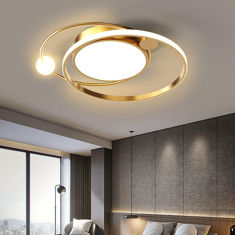 Nordic Round Circle LED Ceiling Light flush mounted
