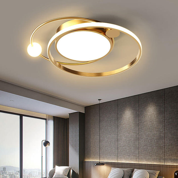 Nordic Round Circle LED Ceiling Light flush mounted