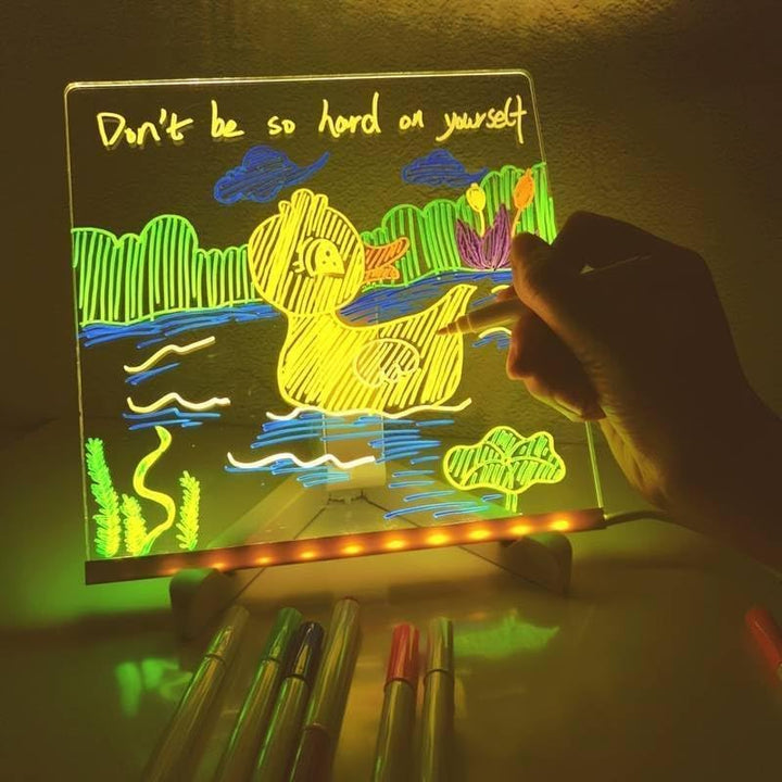 LED Notice Board with 7 colours Pen