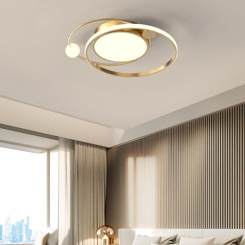 Nordic Round Circle LED Ceiling Light flush mounted