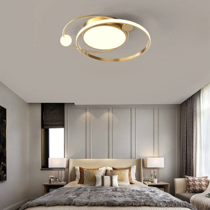 Nordic Round Circle LED Ceiling Light flush mounted