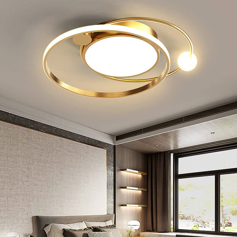 Nordic Round Circle LED Ceiling Light flush mounted