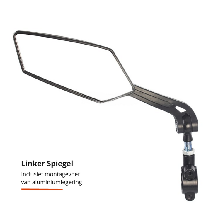 360° rearview mirror for bicycle with handlebar mount |