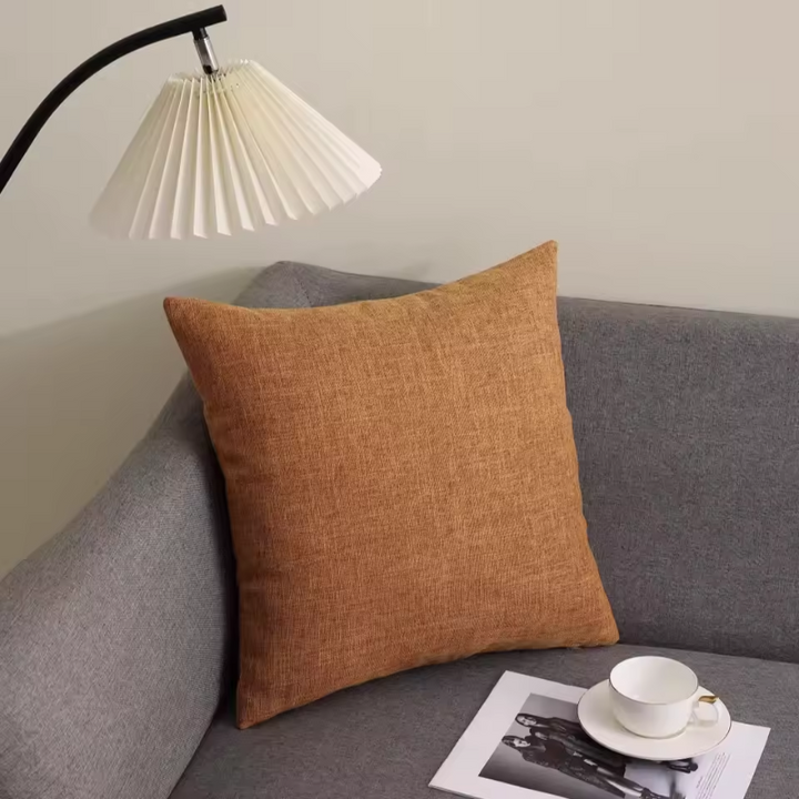 Cotton Linen Pillowcases for Decorative Couch and Chair Cushions