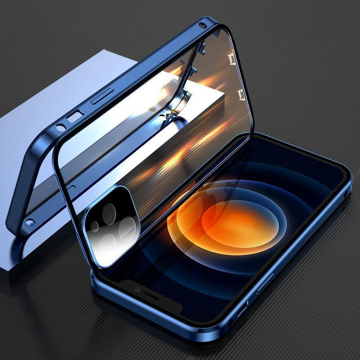 iPhone case with double-sided buckle