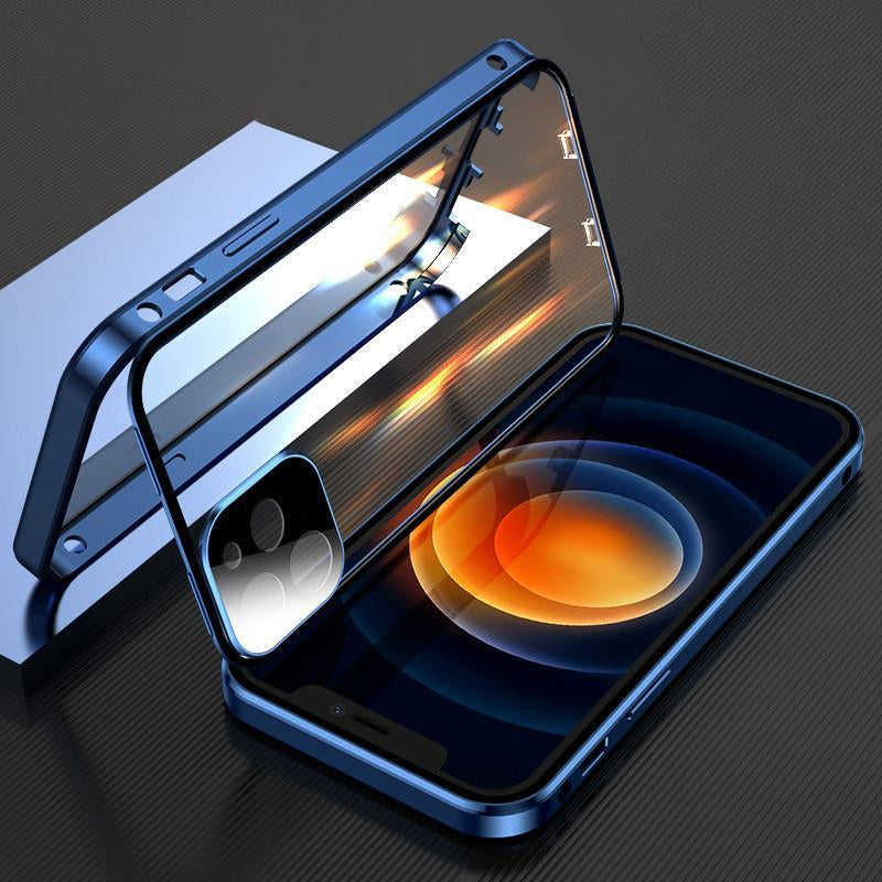 iPhone case with double-sided buckle