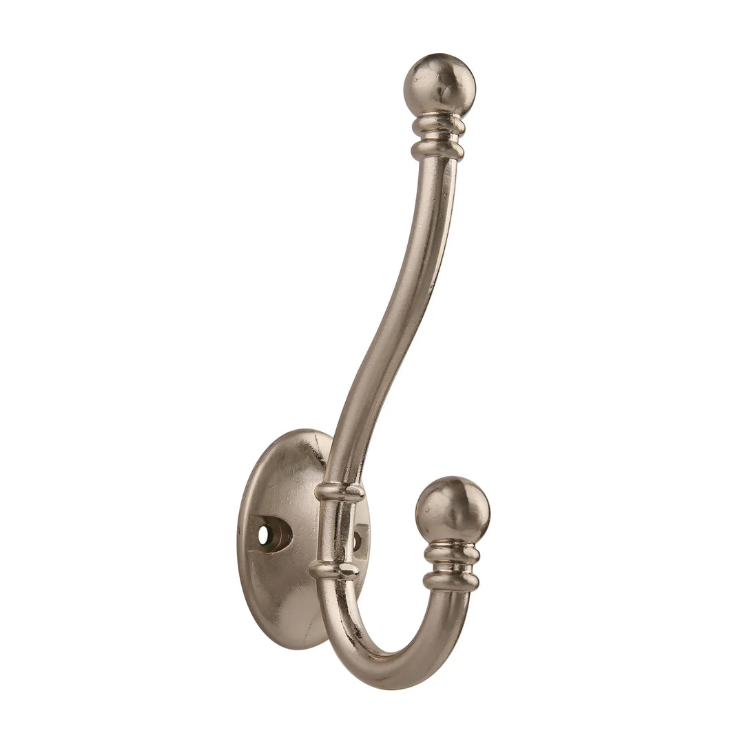 High-quality dress hook made of brass – classic style – various colours – high quality – 1 piece