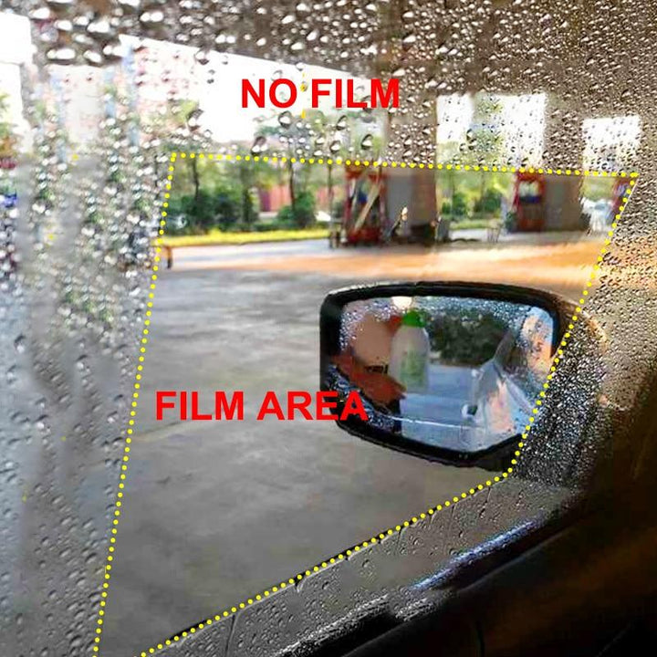 2 Set Anti Fog &amp; Water Proof Car Mirror Film |