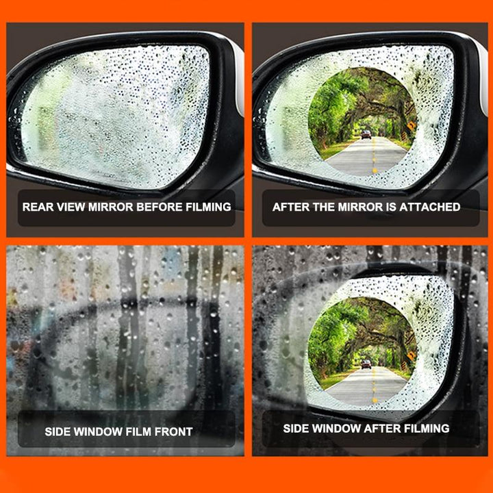 2 Set Anti Fog &amp; Water Proof Car Mirror Film |