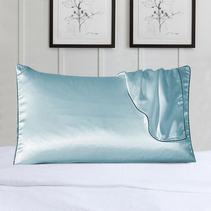 2-Pack 100% Silk Pillowcase with Trim