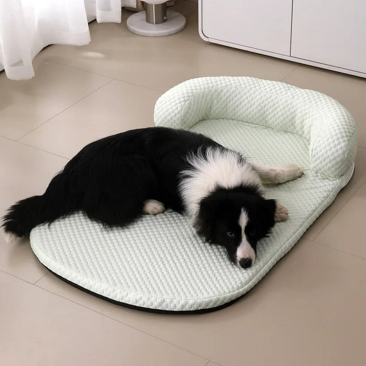 Cooling mat for pets with silk cover |