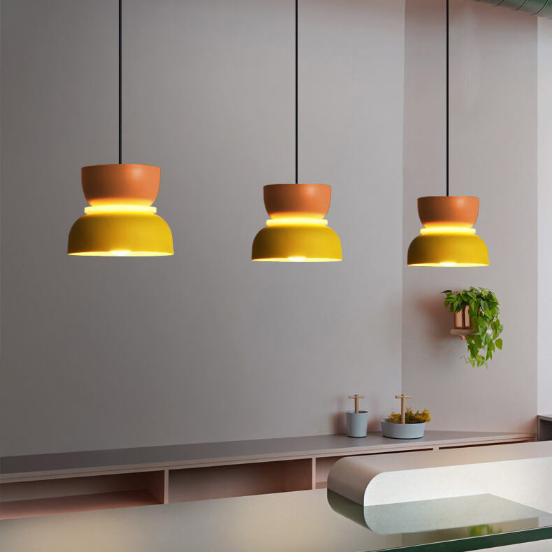 Nordic colourful Macaron 1-Light LED Pendant Light