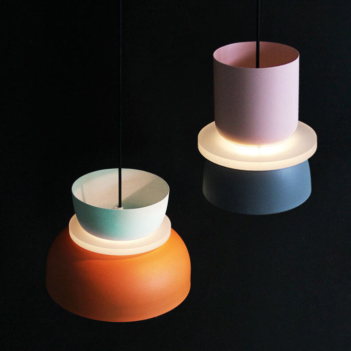 Nordic colourful Macaron 1-Light LED Pendant Light