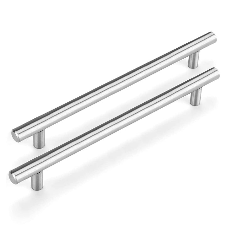 Brushed Nickel Modern Stainless Steel Drawer Hardware T-Bar Handles