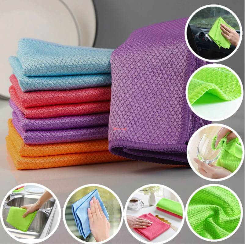 Soft Touch Wonder Cloth – Stripe-Free Cleaning of Glass, Mirrors &amp; Stainless Steel