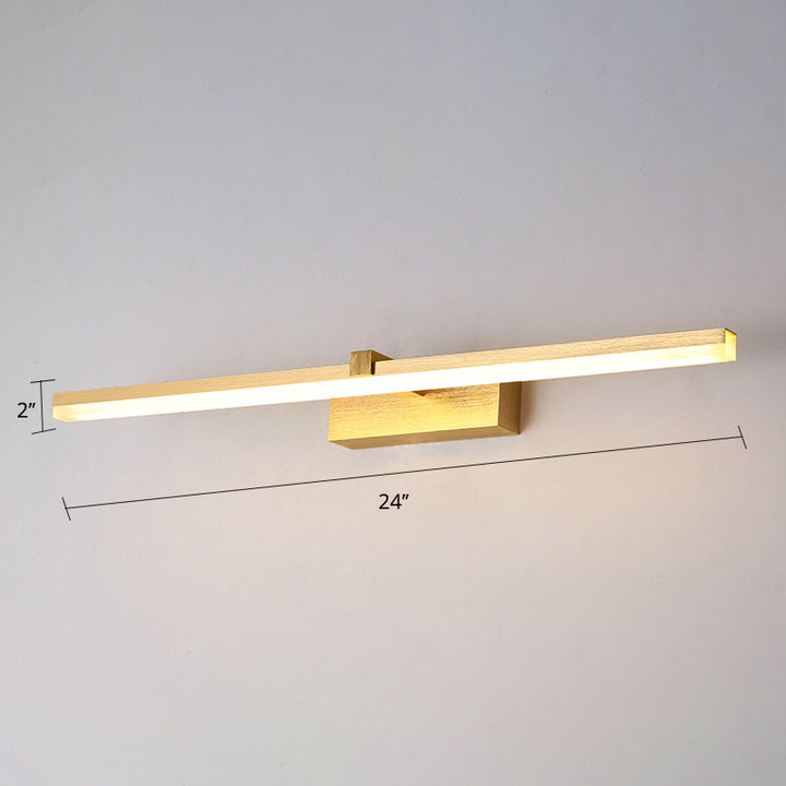 Golden Bathroom Lamp LED Modern Design