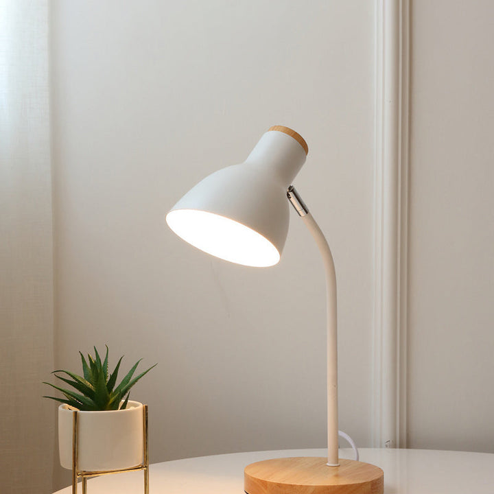 Flashlight-shaped swivel table lamp Macaron Metal 1-light night lamp for children&