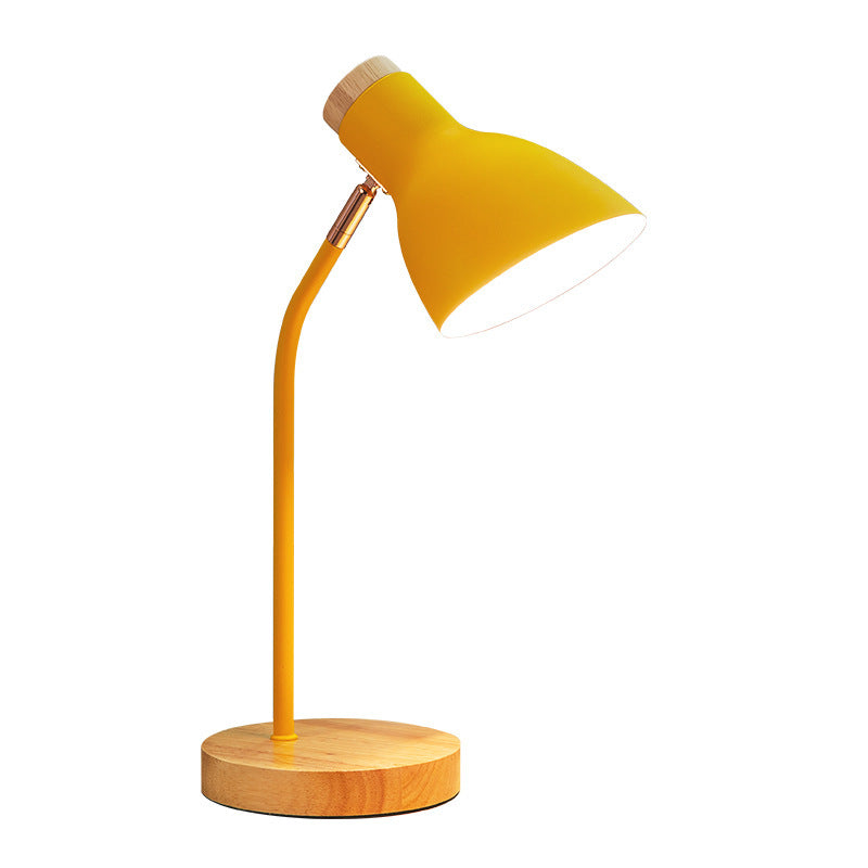 Flashlight-shaped swivel table lamp Macaron Metal 1-light night lamp for children&