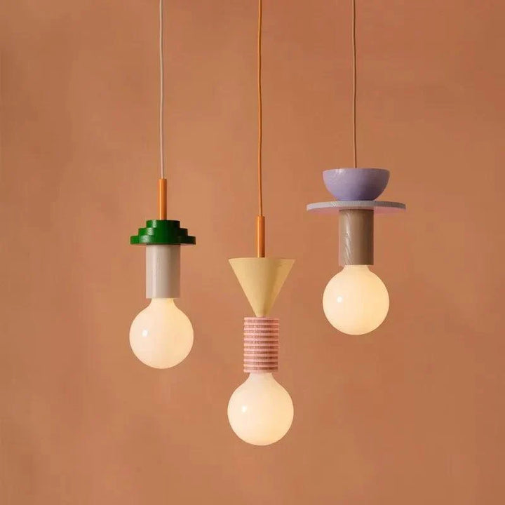 Chandelier in geometric shape
