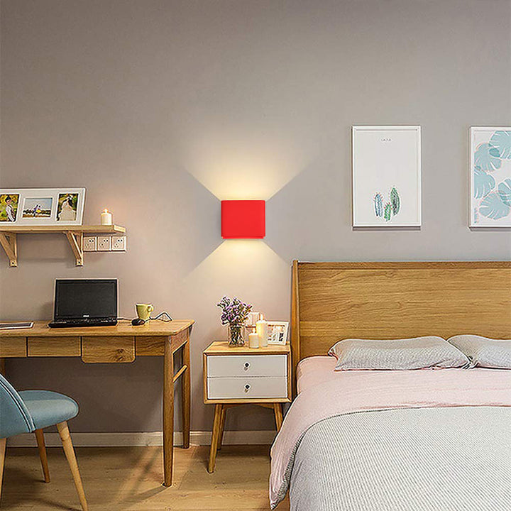 Modern square wall light