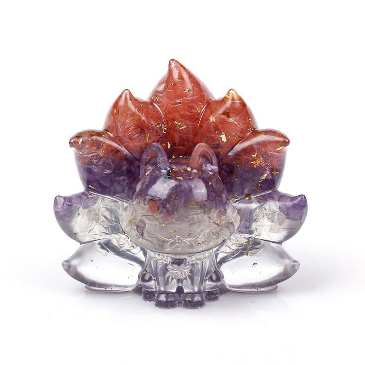 Nine-Tailed Fox Gemstone Decoration