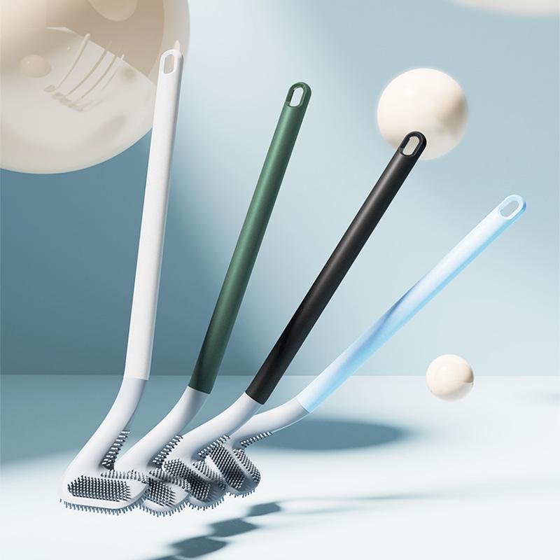Longer Grip Flexible Silicone Golf Toilet Brush