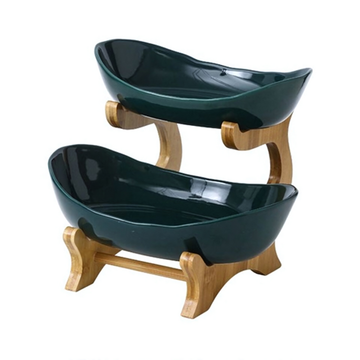 FruitTriad | Three-tier fruit bowl made of plastic
