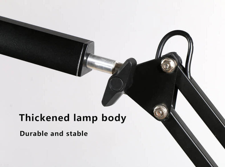 LED Foldable Long Arm Clip Eye Protection USB Reading Table Lamp