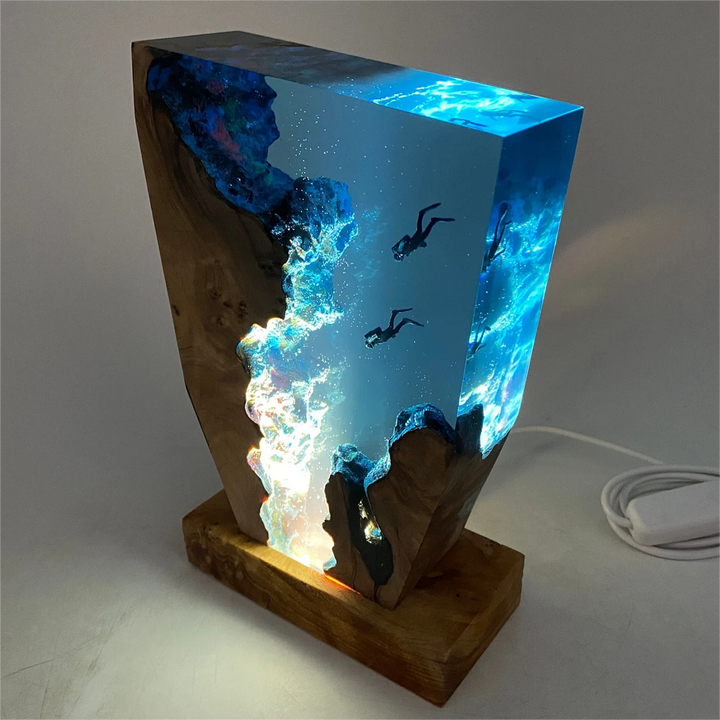 Abyss Aurora: Dive into illuminated depths