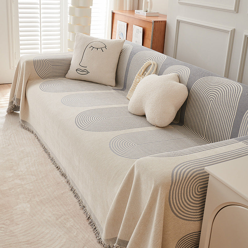 Double Sided Chenille Sofa Cover |