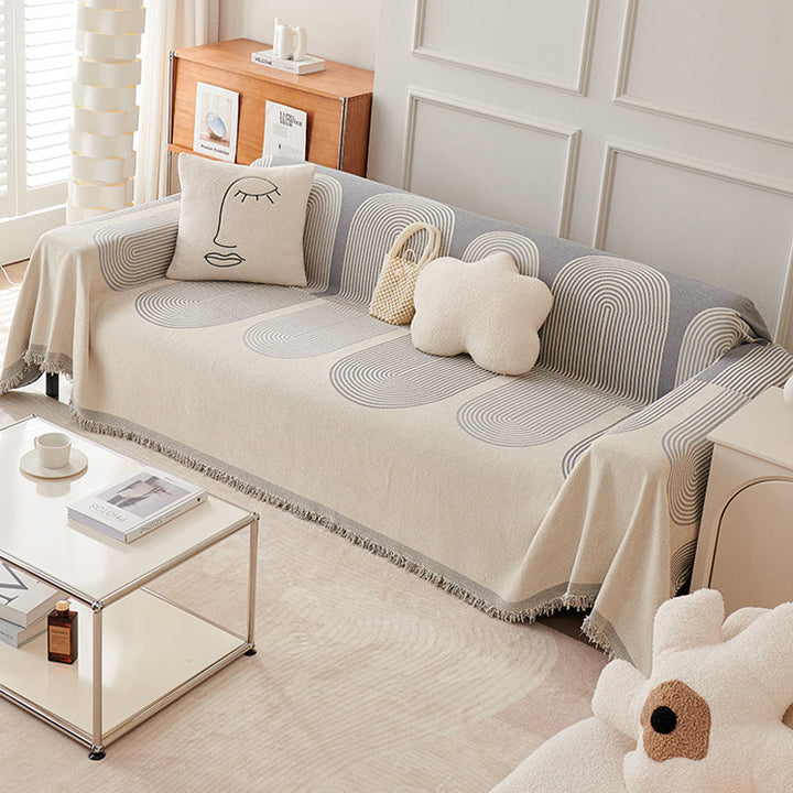 Double Sided Chenille Sofa Cover |