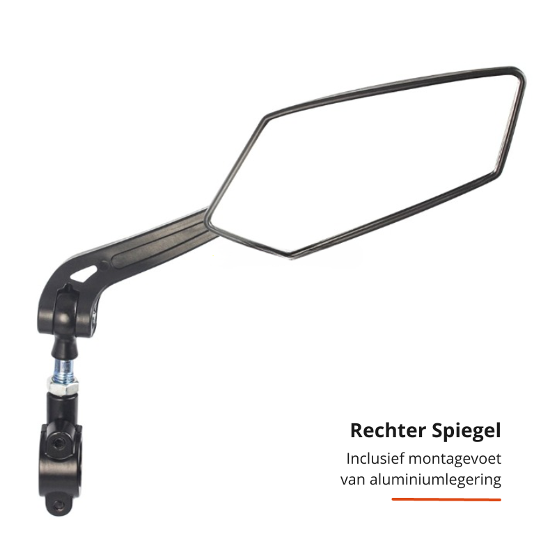 360° rearview mirror for bicycle with handlebar mount |