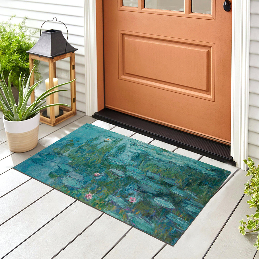Monet Water Lily PVC Entrance Mat