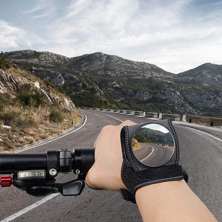 Rearview mirror safety strap for bicycle |