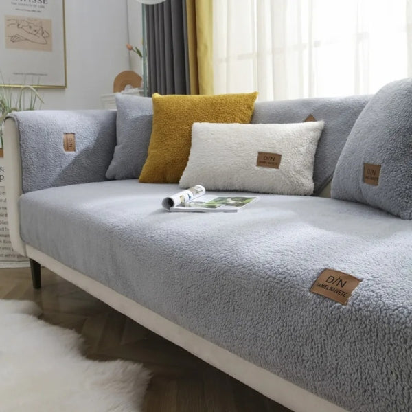 Waterproof Sofa Throw Covers | Slip Couch Protector | Washable Sofa Cover for Sofa Beds