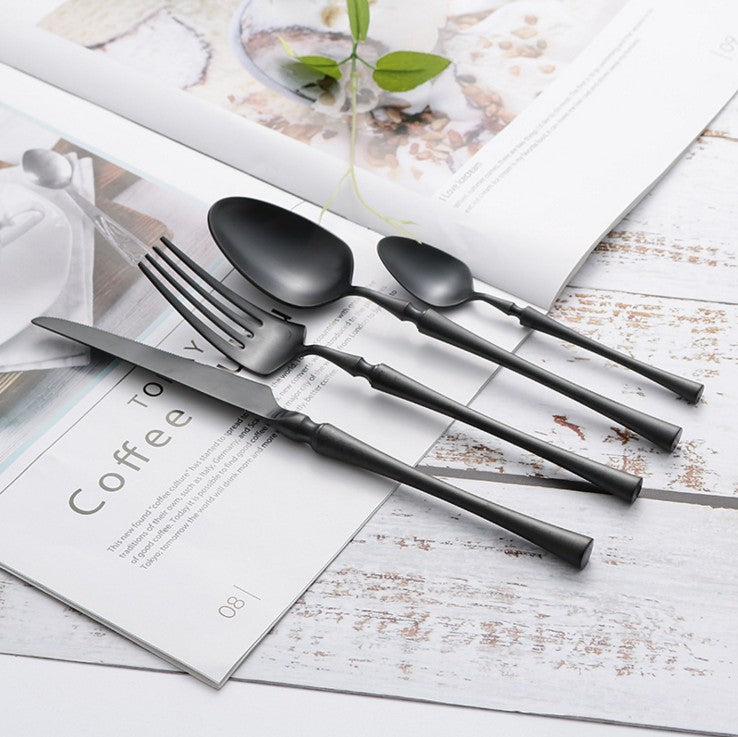 Classic Stainless Steel Set with Elegant Handles