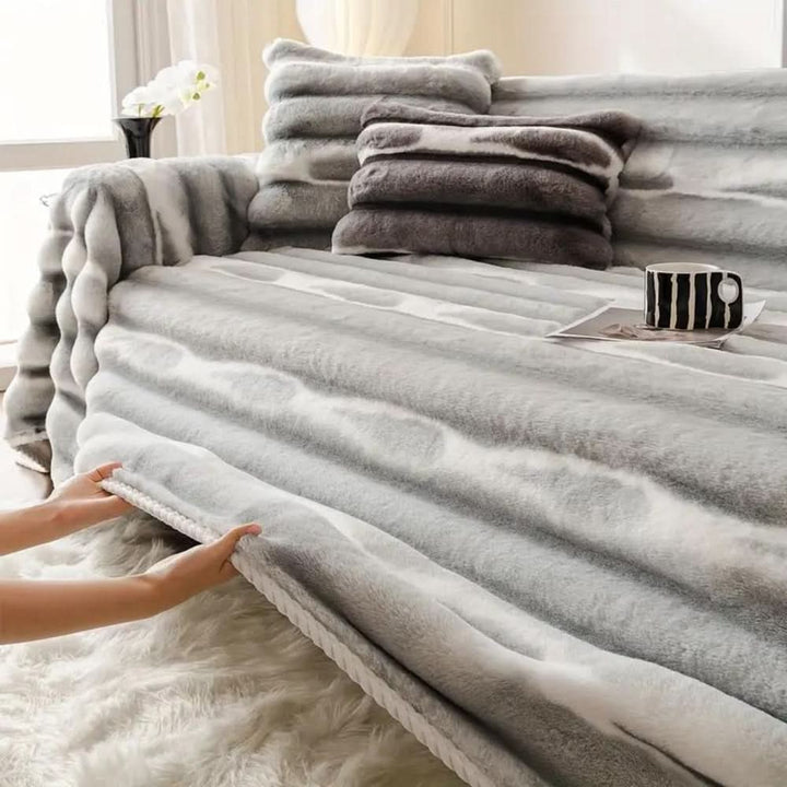 FleeceElegance - Thick and cloud-like sofa cover